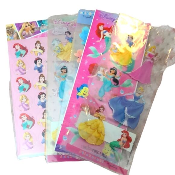 Disney Other - Disney Stickers (120+) Princesses‎ and Butterflies NWT